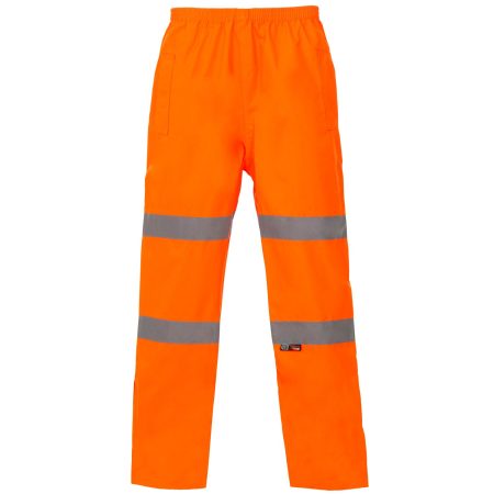 Hi Vis Breathable Trouser - Orange -300D- EN471 - CLASS 3