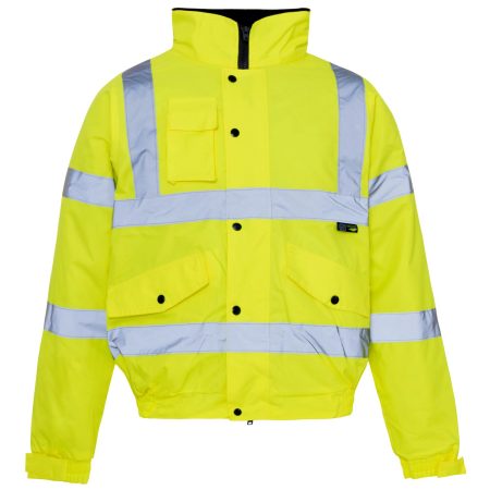 Hi Vis Yellow Standard Storm Bomber Jacket