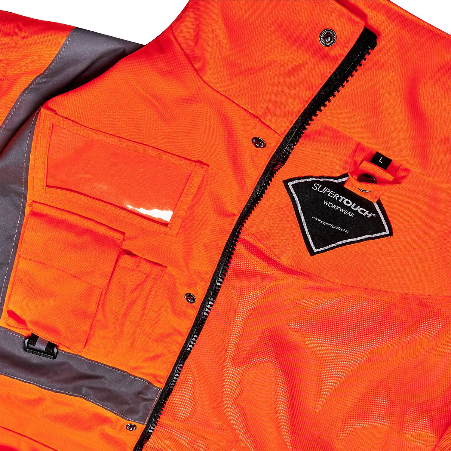 Hi Vis Orange Breathable Jacket - Image 5