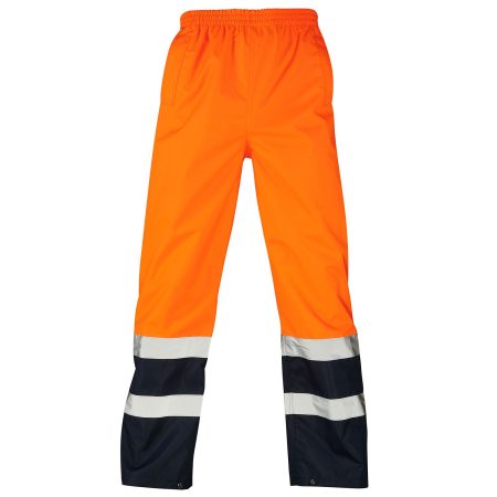 Hi Vis Orange-Navy 2 Tone Over Trousers