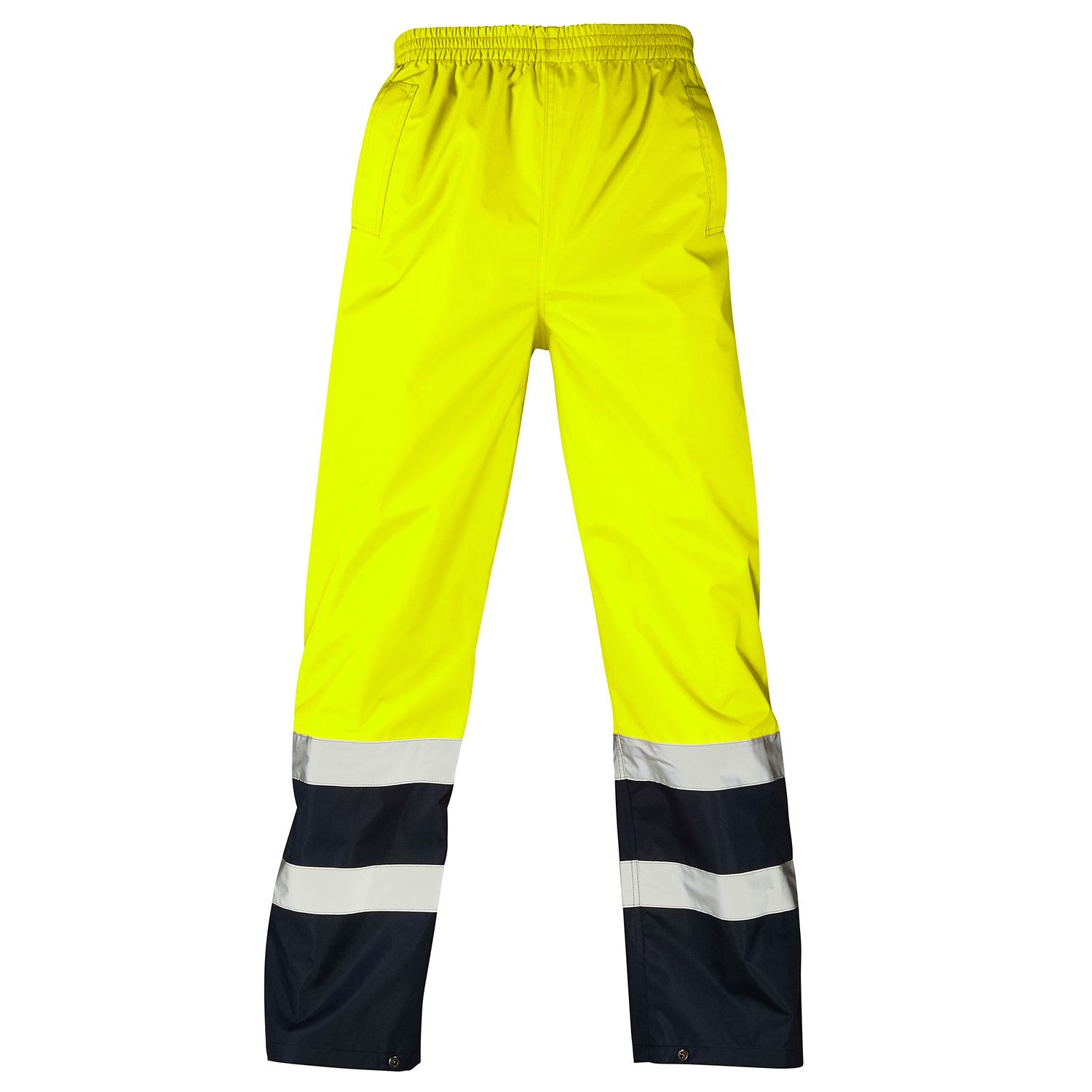 Hi Vis Yellow-Navy 2 Tone Over Trousers