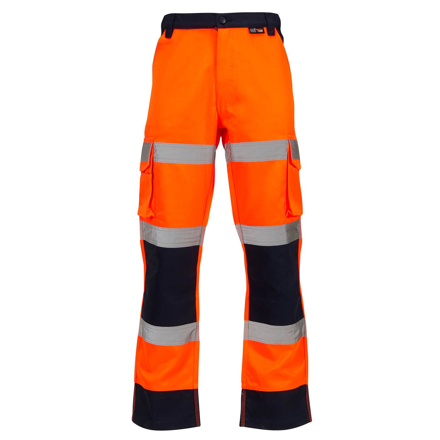 Hi Vis Orange-Navy 2 Tone Over Trousers SHORT/REGULAR/LONG