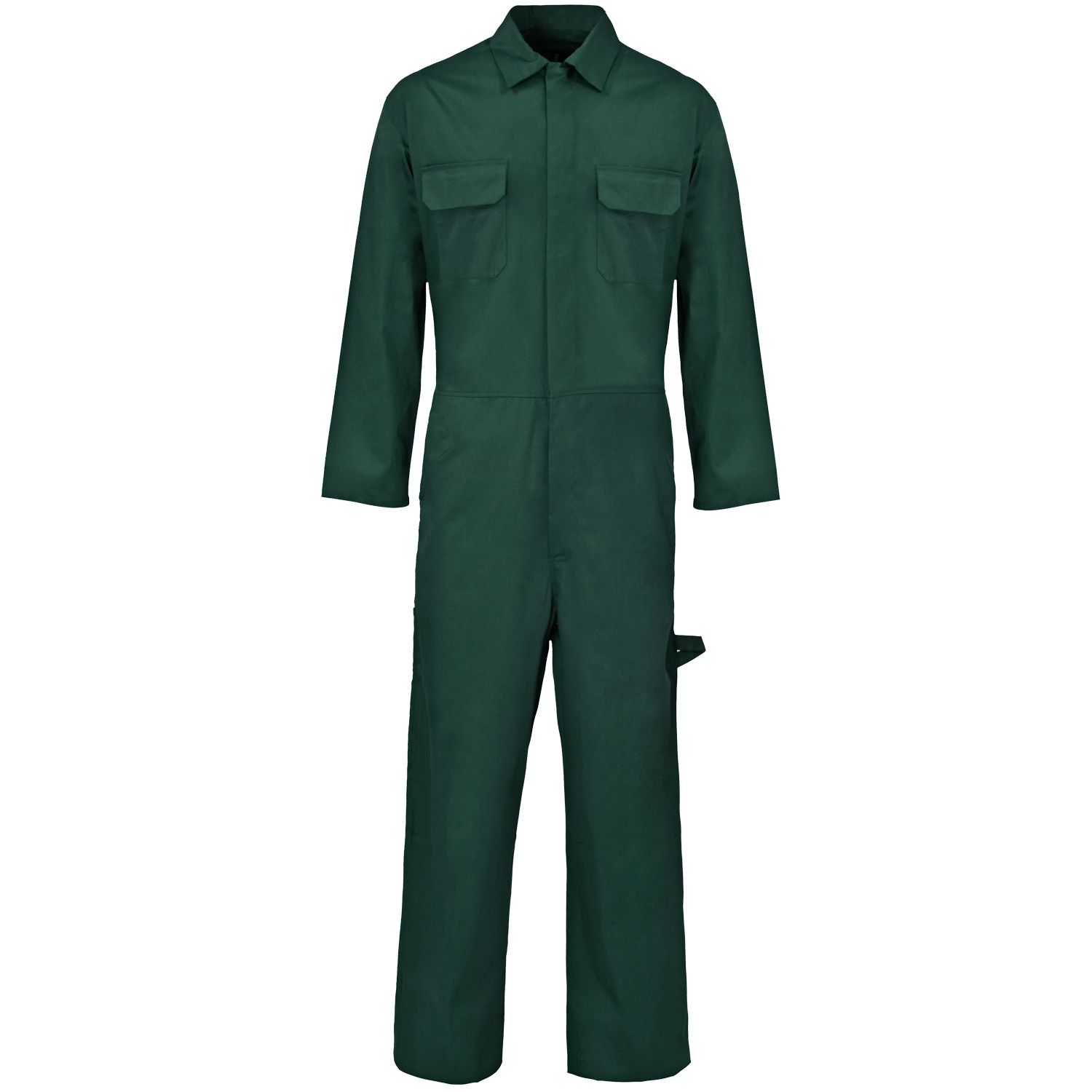 Basic Polycotton Coverall Bottle Green 210gms