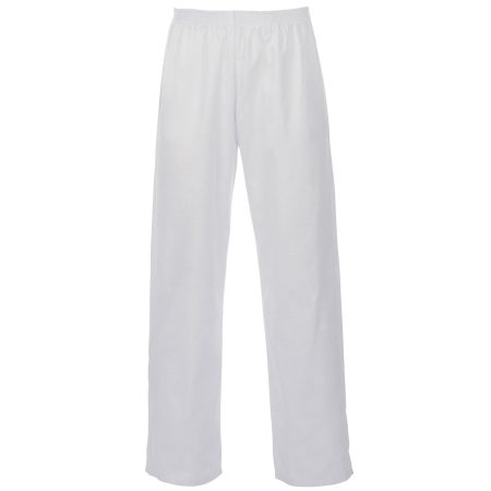 Polycotton White Food Trousers