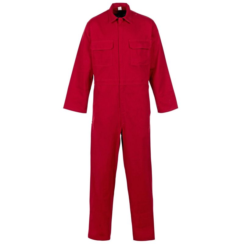 Basic Flame Retardant Coverall Red - 330gsm