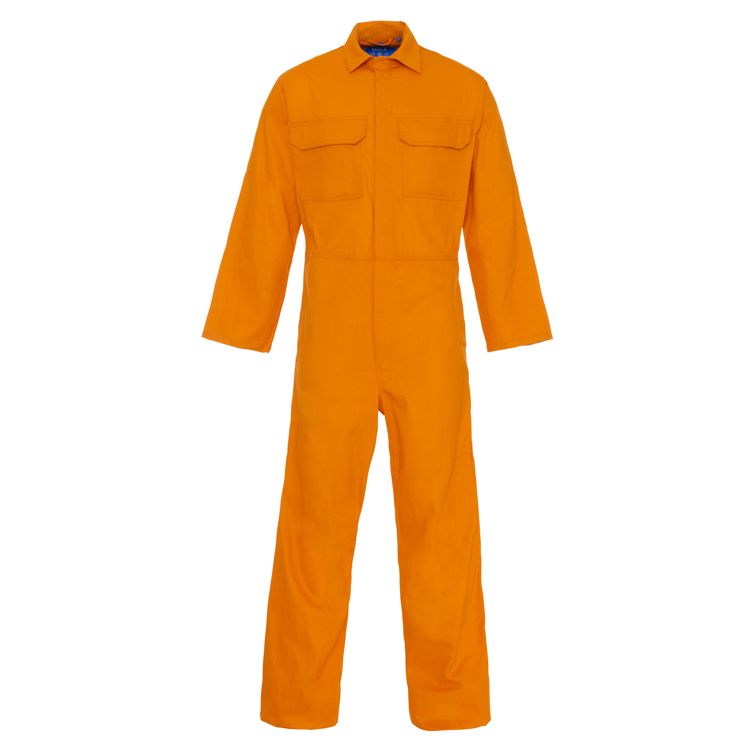 Basic Flame Retardant Coverall Orange - 330gsm