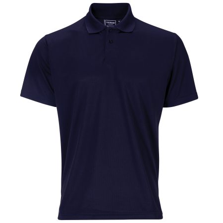 Basic Navy Bird Eye Polo Shirt